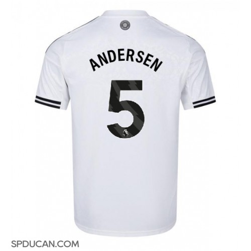 Muški Nogometni Dres Fulham Joachim Andersen #5 Domaci 2025-26 Kratak Rukav